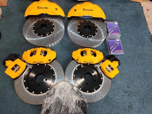 Audi Rsq3/Akebono를 위해 적당한 노란 420x36mm 차 브레이크 장비 10pot 차 브레이크 캘리퍼스