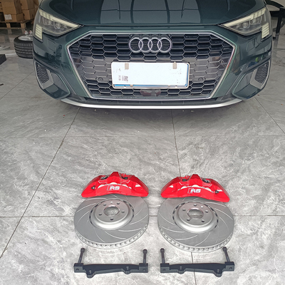 Audi A5 업그레이드 자동차 브레이크 캘리퍼 키트 6 큰 냄비 빨간색 모노블록 캘퍼