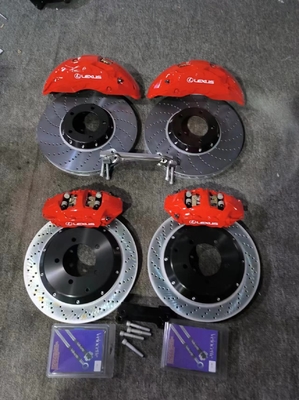 Toyota Lx570 Brembo GT4에 적합한 빨간색 420MM 디스크 브레이크 캘리퍼스 키트